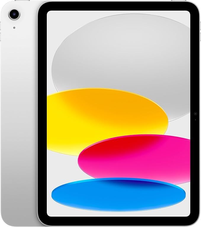 Apple iPad 11 Inch: A16 Chip, 11 Inch Model, Liquid Retina Display, 128 GB, Wi Fi 6, 12 MP Front and Rear Cameras, Touch ID, Full-Day Battery Life – Silver