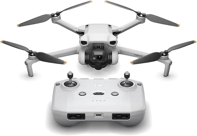 DJI Mini 3 - Mini Drone with Camera Lightweight Foldable with 4K HDR Video, 38 Min Flight Time, Vertical Recording and Smart Functions, with Remote Control