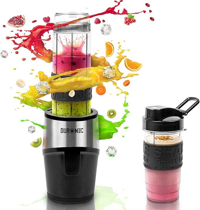 Duronic BL520 Mini Batidora de Vaso Personal 500W