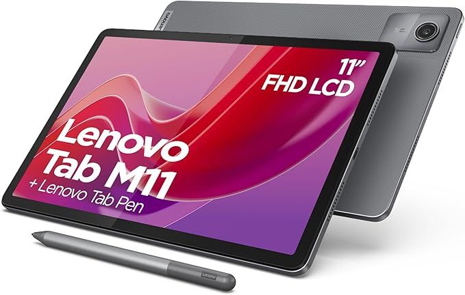 Lenovo Tab M11 Tablet, 11-Inch Touchscreen