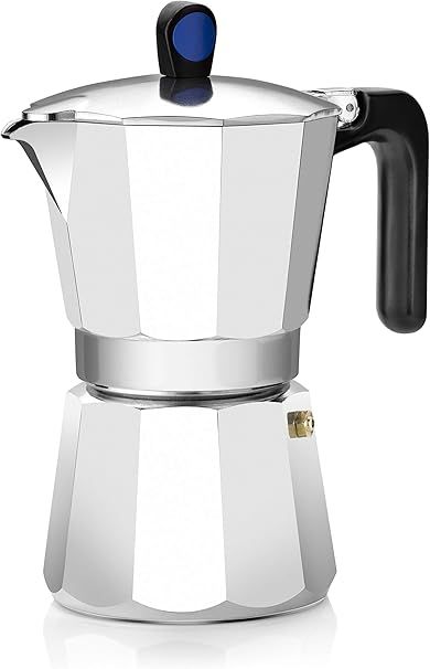 Monix 5300045871 Induction Express | Cafetera Italiana de inducción, Aluminio, Color Plata, 12 Tazas